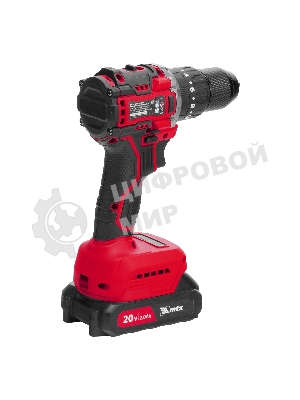 Дрель-шуруповерт MTX CIDS-BL-20, 20 В, 2 Ач, 60 Нм, бесщеточный, ударный