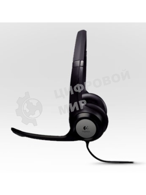 Гарнитура Logitech H390 чёрный, проводная, USB