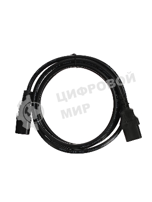 Кабель VCOM CE001-CU0.75-1.8 Кабель монитор - компьютер 220V (UPS -> устройство) VCOM VDE 3Gx0.75мм (CE001-CU)1.8м