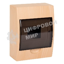 Щит распределительный навесной EKF pb40-n-6-light ЩРН-П-6 светлое дерево IP41 PROxima