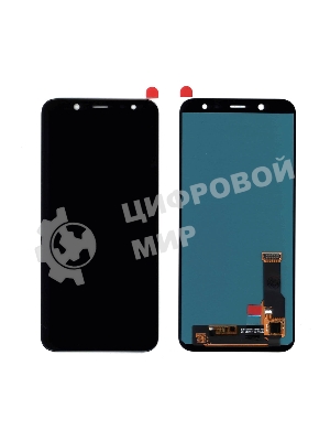 Дисплей для Samsung Galaxy A6 (2018) SM-A600F в сборе с тачскрином (OLED) черный