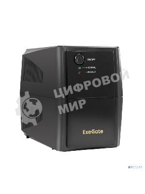Источник бесперебойного питания ExeGate SpecialPro UNB-500.LED.AVR.4C13 500VA/300W, LED, AVR, 4*C13, черный