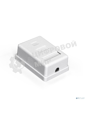 Розетка компьютерная внешняя ExeGate SM1-RJ45-C6 RJ-45 кат.6 UTP Krone/110