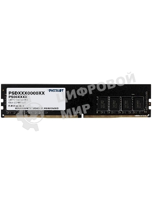 Оперативная память Patriot Signature, DDR4, 16GB (1x16 GB), 3200 MHz, CL22, DIMM