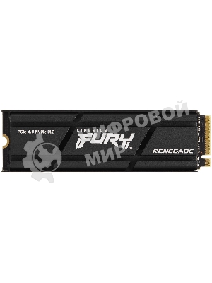 Накопитель SSD Kingston Fury Renegade, 4Tb, PCIe 4.0 x4, M.2 2280, NVMe, R/W 7300/7000, с радиатором