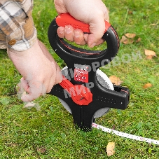 Рулетка геодезическая Matrix 50 м х 12,5 мм, металлическая лента, открытый корпус