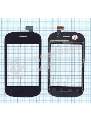 Сенсорное стекло (тачскрин) для Fly IQ235 Uno, черное