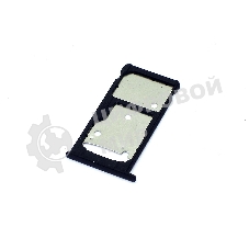 Лоток для SIM-карты Huawei Y7 Prime 2017 черный