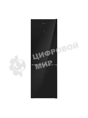 Холодильник Maunfeld MFF185NFB Inverter черный двухкамерный инвертор 240/100л морозилка снизу, No Frost