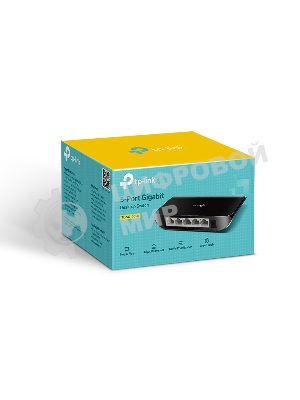 Коммутатор TP-Link SMB TL-SG1005D Коммутатор 5-port Gigabit Switch, plastic case