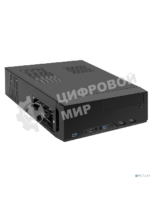 Компьютерный корпус Desktop ExeGate MI-208U2 (mini-ITX/mATX, без БП, 1хUSB+2хUSB 3.0, аудио, черный)