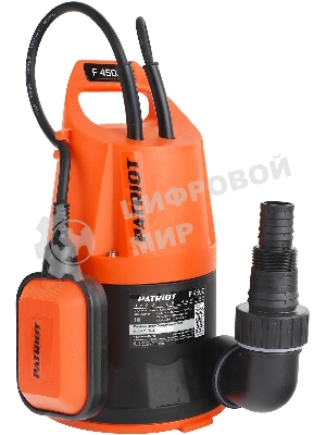 Насос садовый дренажный Patriot F 450 Z 450Вт 8000л/час