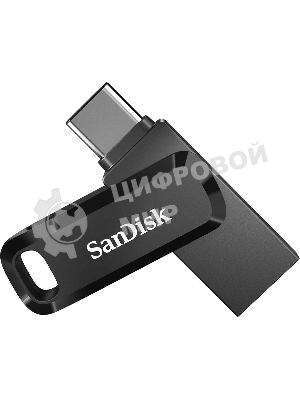 Флешка USB Sandisk DDC3 (SDDDC3-032G-G46), 32Gb, USB 3.0/USB Type-C, R/W 150/30, черный