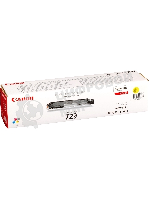 Картридж лазерный Canon Cartridge 729Y (4367B002) желтый (1000 стр.) для Canon i-Sensys LBP-7010C/7018C