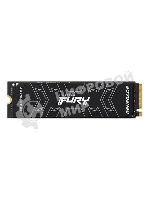 Накопитель SSD Kingston Fury Renegade, 4Tb, PCIe 4.0 x4, M.2 2280, NVMe, R/W 7300/7000, с радиатором