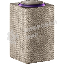 Умная колонка Яндекс Станция Макс, 65Вт, с экраном, 1 динамик, часы, Алиса, Wi-Fi, Bluetooth 5.0, Zigbee, бежевый