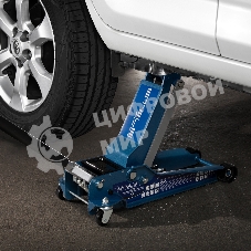 Домкрат Stels 51135 гидравлический подкатной быстрый подъем 3.5т low profile quick lift 100-565 мм