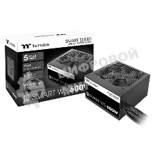 Блок питания Thermaltake Smart W3 600W, ATX 3.1, APFC, 12cm Fan, 80 PLUS, Retail
