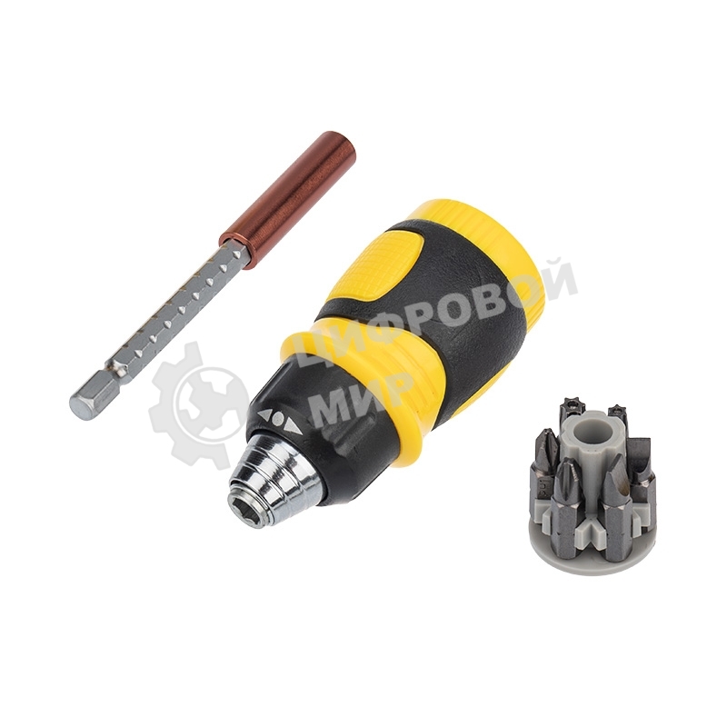 Набор Rexant 8 предметов с реверсивной отверткой