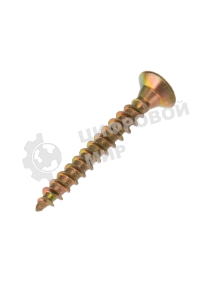 Саморез универсальный Kranz 3х25, желтый цинк, упаковка поставщика (24 000 шт.)