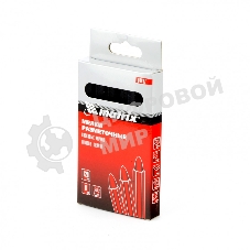 Мелки Matrix разметочные восковые черные, 120 мм, коробка 6 шт