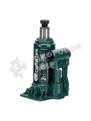 Домкрат гидравлический бутылочный Сибртех 2 т, 150-280 мм, в пластиковом кейсе