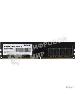 Оперативная память Patriot Signature, DDR4, 8GB (1x8 GB), 3200 MHz, CL22, DIMM
