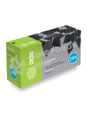 Картридж лазерный Cactus CS-C4129X черный (10000 стр.) для HP LaserJet 5000/5100