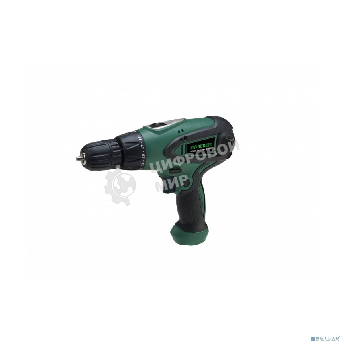 Дрель-шуруповерт FAVOURITE ID-500/2S, 500 Вт, 25 Нм, щеточный