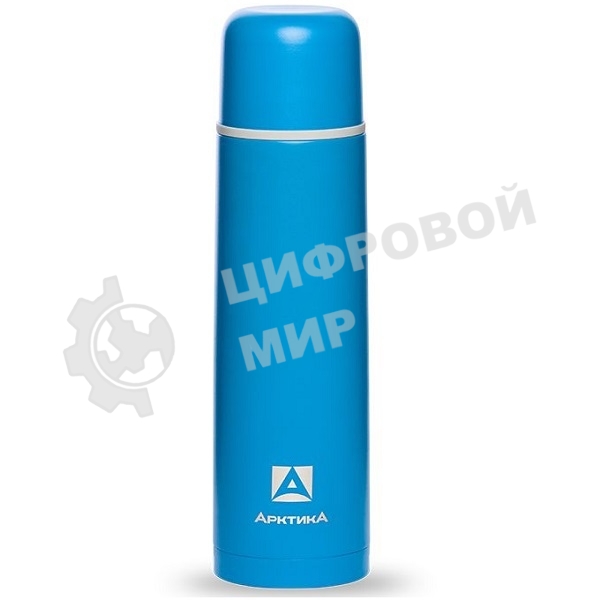 Термос Арктика, 102-750 синий, узкое горло 0,75 л, классический, цветной, холод/тепло 28 ч
