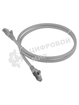 Патч-корд Lanmaster LSZH FTP кат.6, 3.0 м, серый