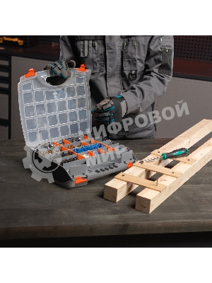 Органайзер Stels двухсторонний 325x280x85мм, пластик 90709