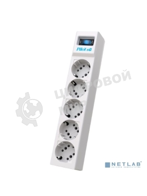 Сетевой фильтр Pilot SG 1.8 м (5 розеток) белый (коробка)