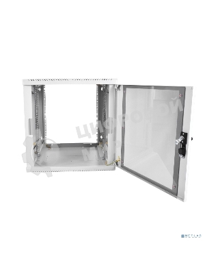 Шкаф телекоммуникационный настенный разборный 12U (600х650), съемные стенки, дверь стекло