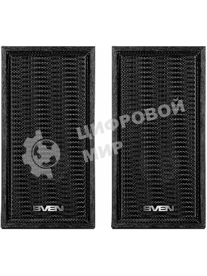 Акустическая система SVEN SPS-509 2.0 (2x3W, USB+БП) дерево, черный