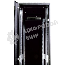 Шкаф телекоммуникационный напольный ЦМО ШТК-М, IP20, 42U, 2030х800х1000 мм (ВхШхГ), дверь: тонированное стекло, черный