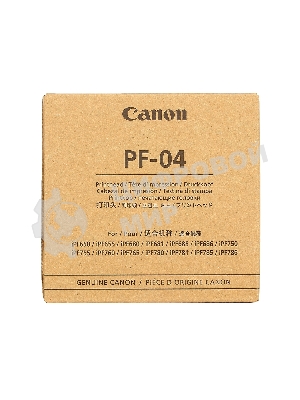 Печатающая головка Canon PF-04 (3630B001) черный для Canon iPF650, iPF655, iPF670, iPF680, iPF685, iPF750, iPF755, iPF760, iPF765, iPF770, iPF780, iPF785, iPF830, iPF840, iPF850.