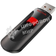 Флешка USB Sandisk 64Gb Cruzer Glide SDCZ60-064G-B35 USB 2.0 черный/красный