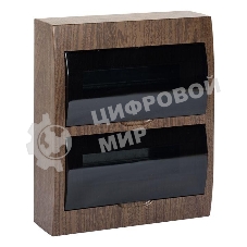 Щит ЩРН-П-24 IP41 темное дерево PROxima EKF pb40-n-24-dark