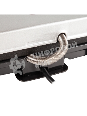 Гриль электрический Endever Grillmaster 115, 1500 Вт, авто терморегулятор, антипригарное покрытие, индикатор нагрева, серебристый/черный