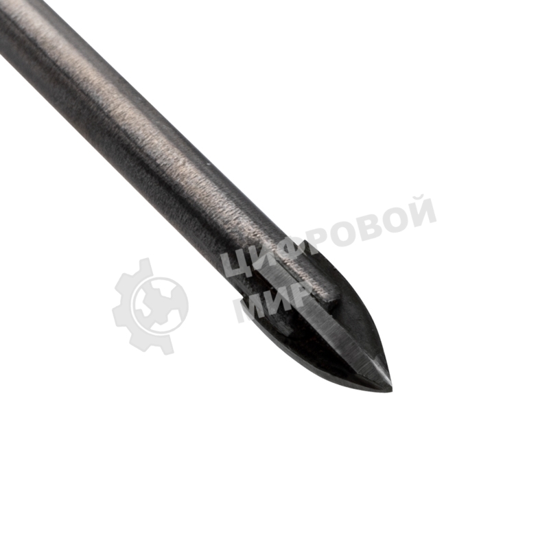 Сверло по стеклу и керамике Kranz 3 мм 4 грани шестигранный хвостовик