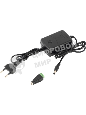 Источник питания Mollusk-VR 12/2 12В, 2А. Сетевой диапазон 110-245В провод с вилкой Mollusk-VR 12/2 power supply 12V, 2A. Mains range 110-245V wire with plug