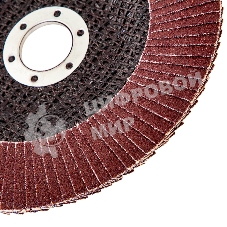 Круг лепестковый торцевой КЛТ-1, зернистость Р80(16Н), 150 х 22,2 мм, (БАЗ) Россия