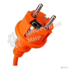 Удлинитель-шнур 1х10м вилка+розетка 2Р+РЕ IP44 УШ-01РВ 3х1 оранж. IEK WUP10-10-K09-44