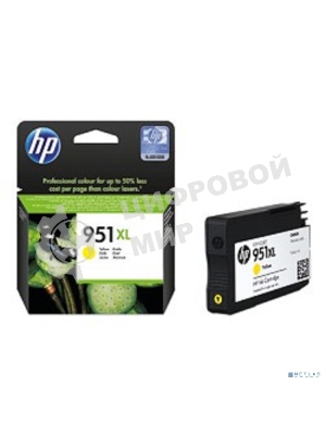 Картридж струйный HP 951XL CN048AE желтый для HP OJ Pro 8100/8600 (1500 стр.)