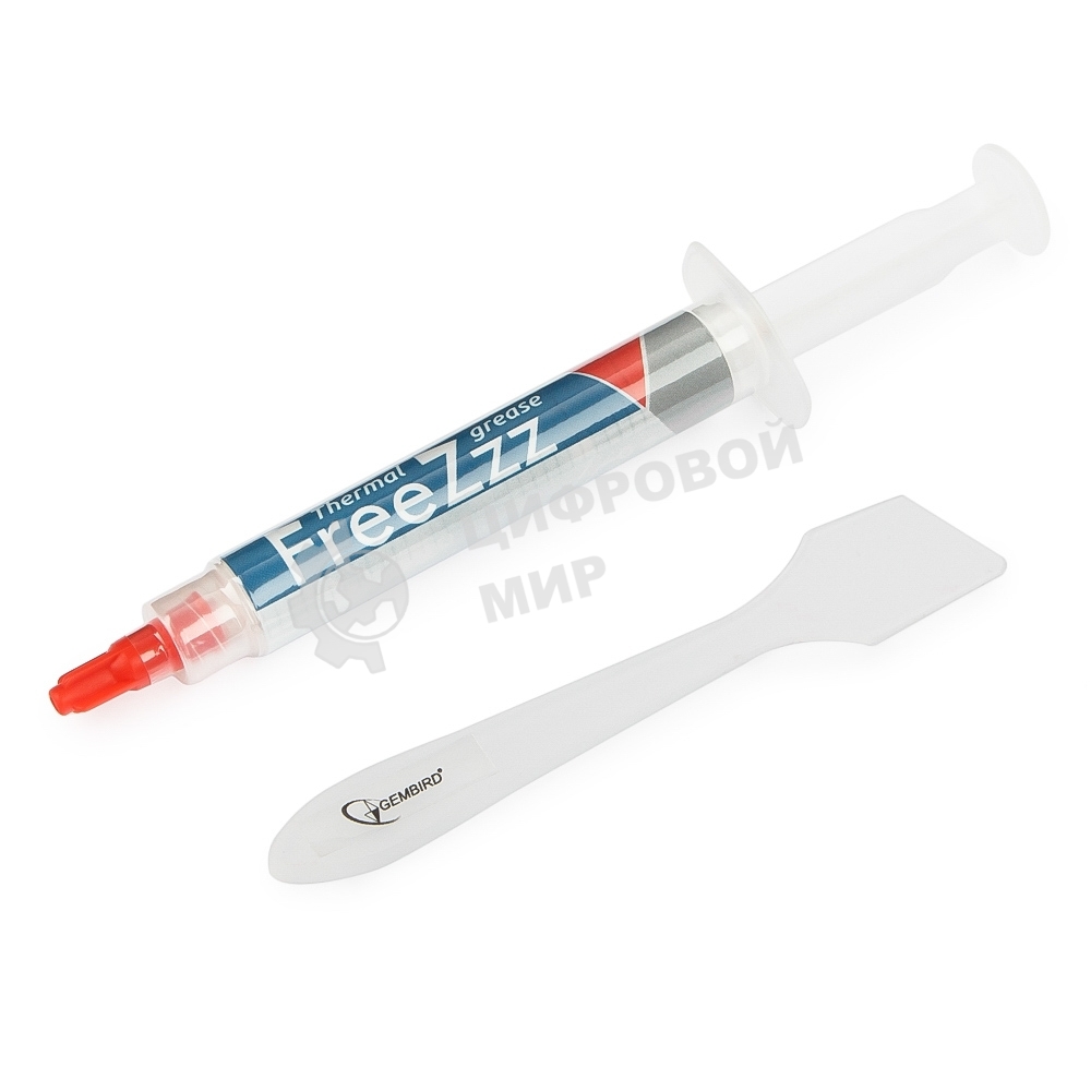 Термопаста Gembird FreeZzz GF-01-3 для радиаторов, 3гр, шприц