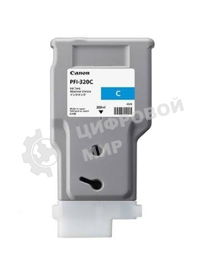 Картридж струйный Canon PFI-320 C 2891C001 голубой (300мл) для Canon Canon imagePROGRAF TM-200/205