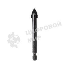 Сверло по стеклу и керамике Kranz 12 мм, шестигранный хвостовик