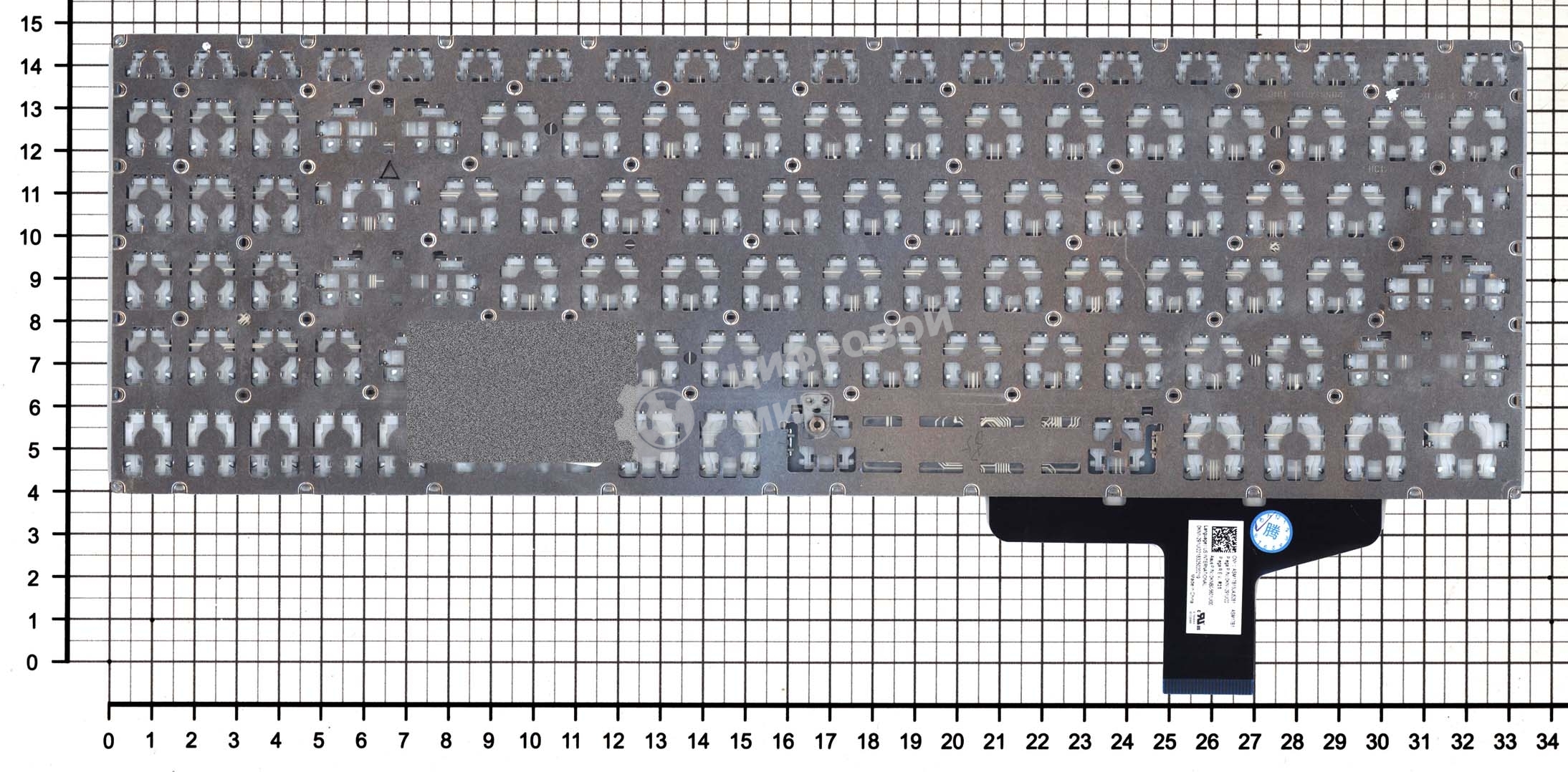 Клавиатура для ноутбука Asus Vivobook Pro M580 черная с подсветкой