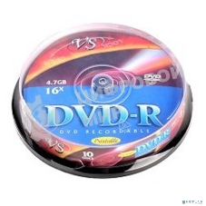 Диск DVD-R VS 4.7 Gb, 16x, Cake Box (10), (10/250).